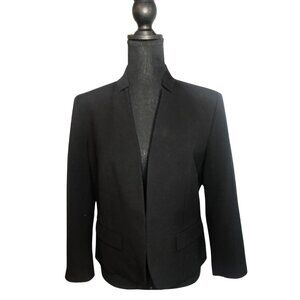 Nine West Black 3/4 Sleeve Blazer - Size 6, Classic & Polished